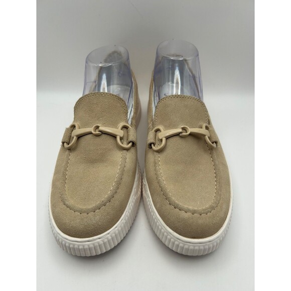 Sofft Women's Boat Shoes Suede Leather Horsebit Accent Tan Size 8.5M NEW - Picture 2 of 8